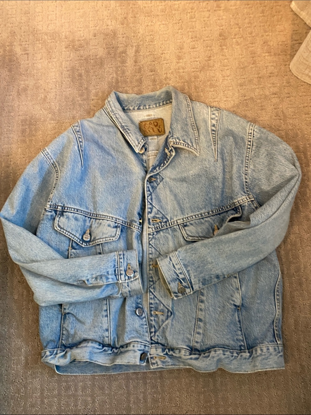 code bleu denim jacket